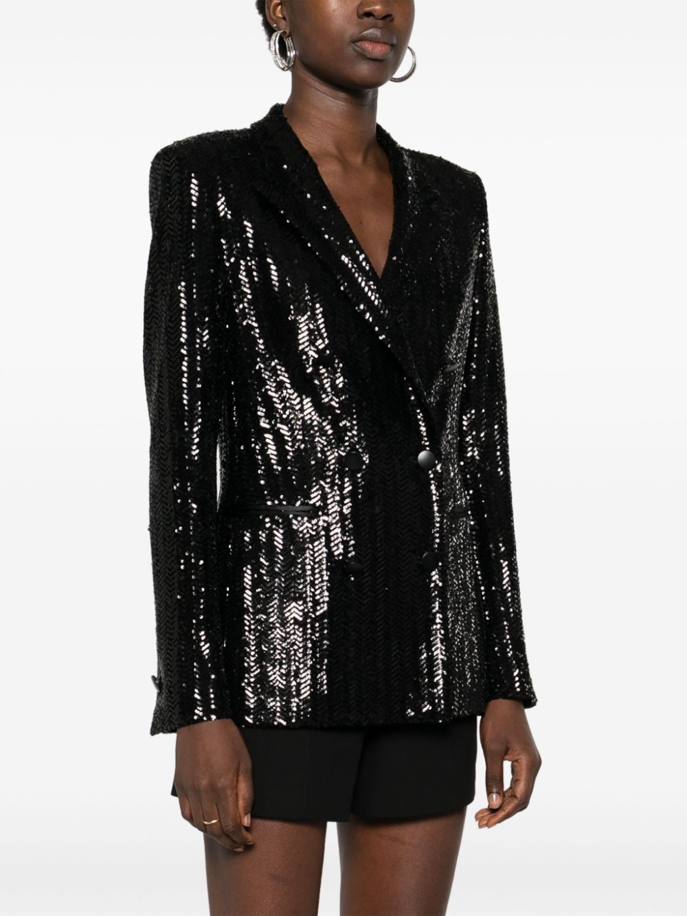 Tagliatore sequinned blazer Women