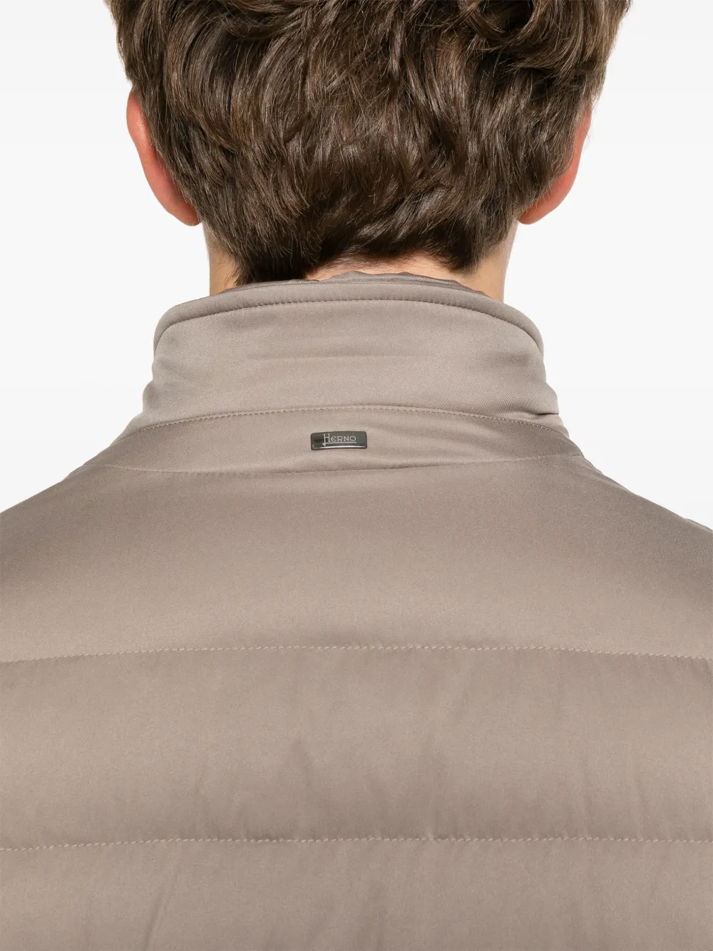 Herno Gewatteerde blazer Bruin