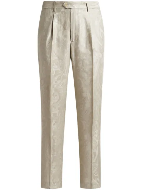 ETRO жаккардовые брюки
