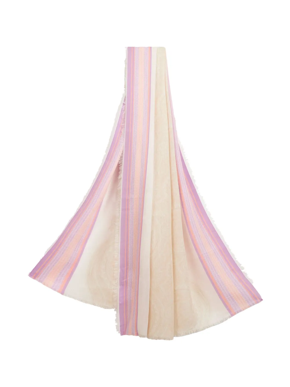 ETRO Sjaal met paisley-print Beige