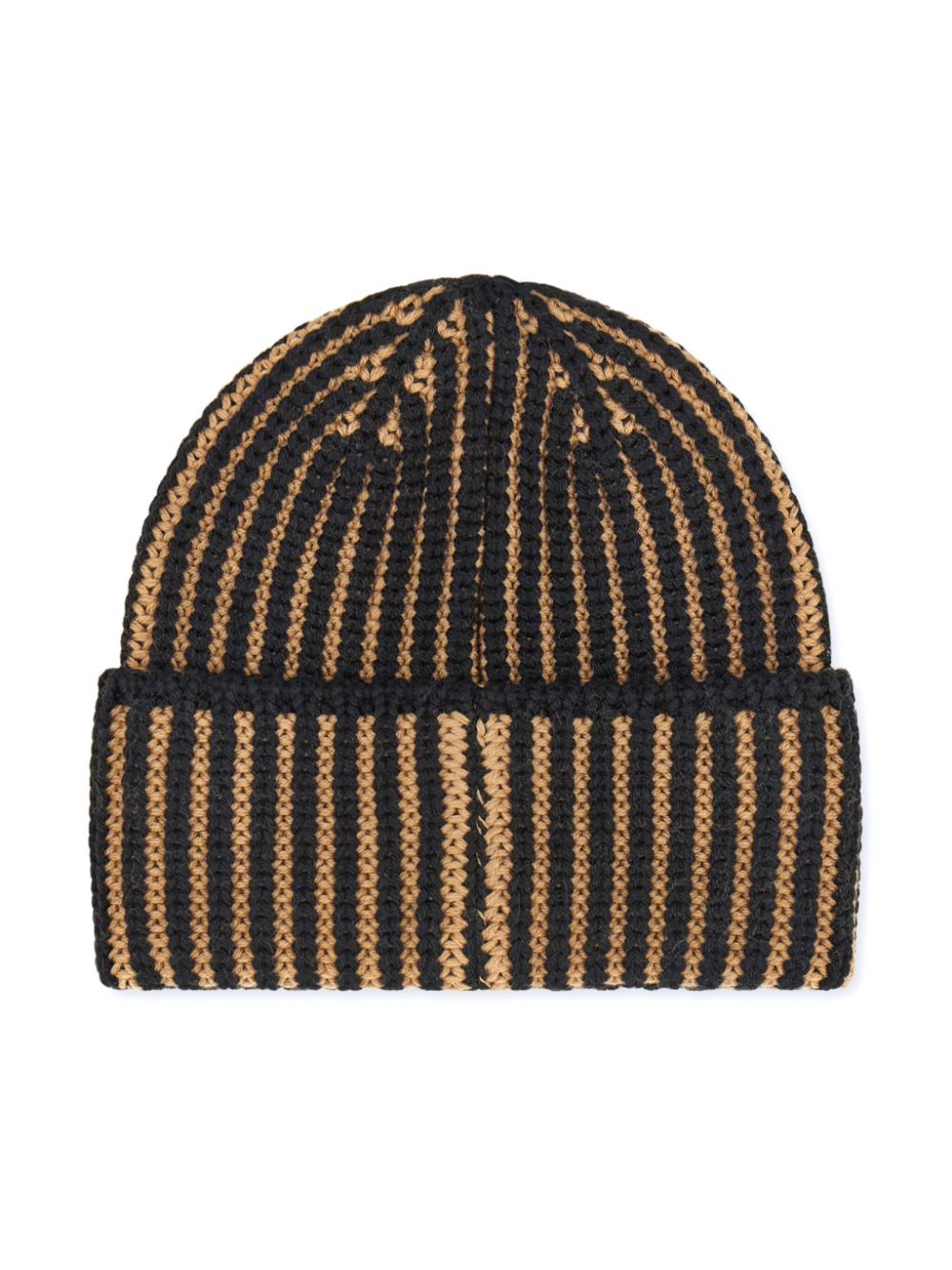 Ferragamo Gancini-patch beanie hat - Black