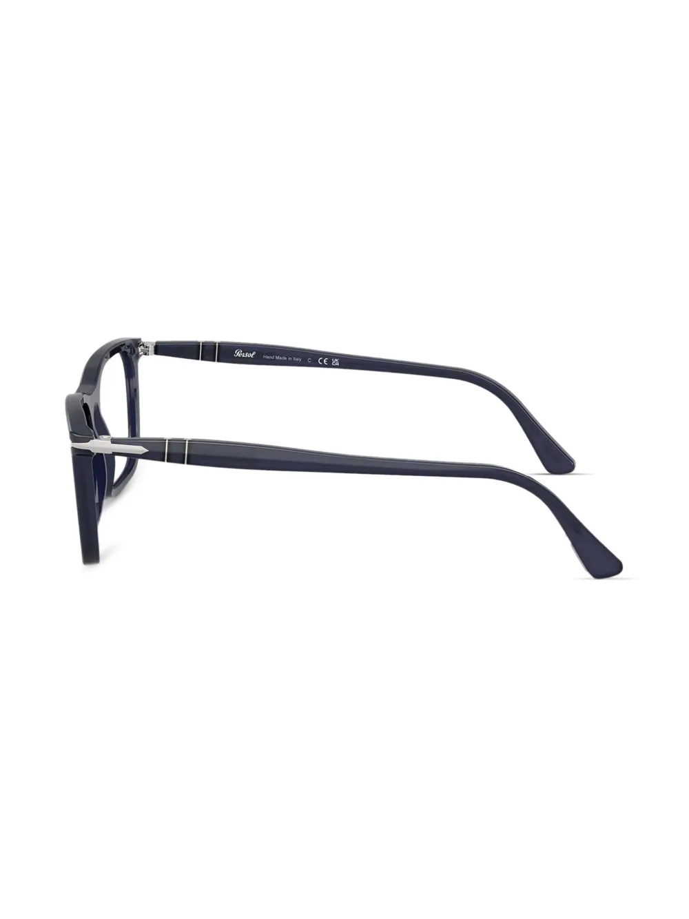 Persol Bril met vierkant montuur Blauw