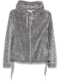Herno sequinned hoodie - Grey