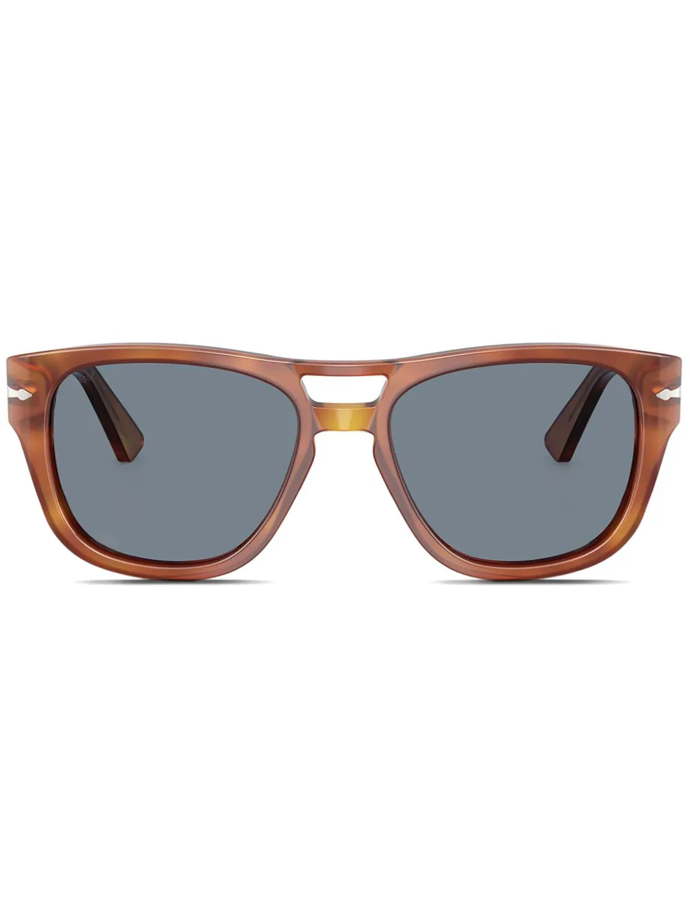 Persol Zonnebril met vierkant montuur Bruin