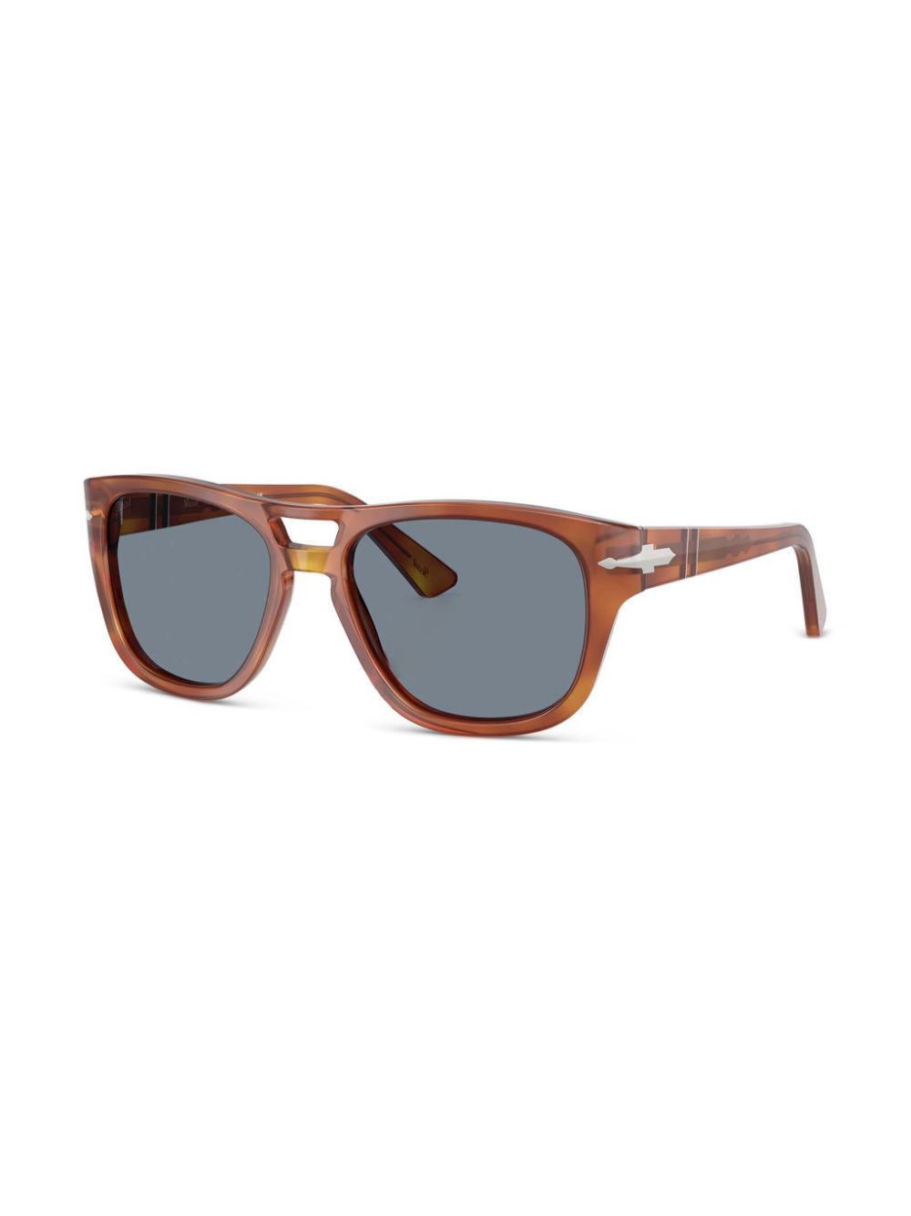 Persol Zonnebril met vierkant montuur - Bruin