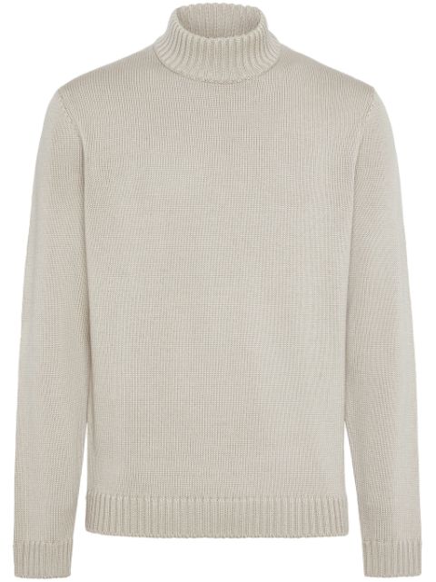 Boggi Milano mock polo neck jumper Men