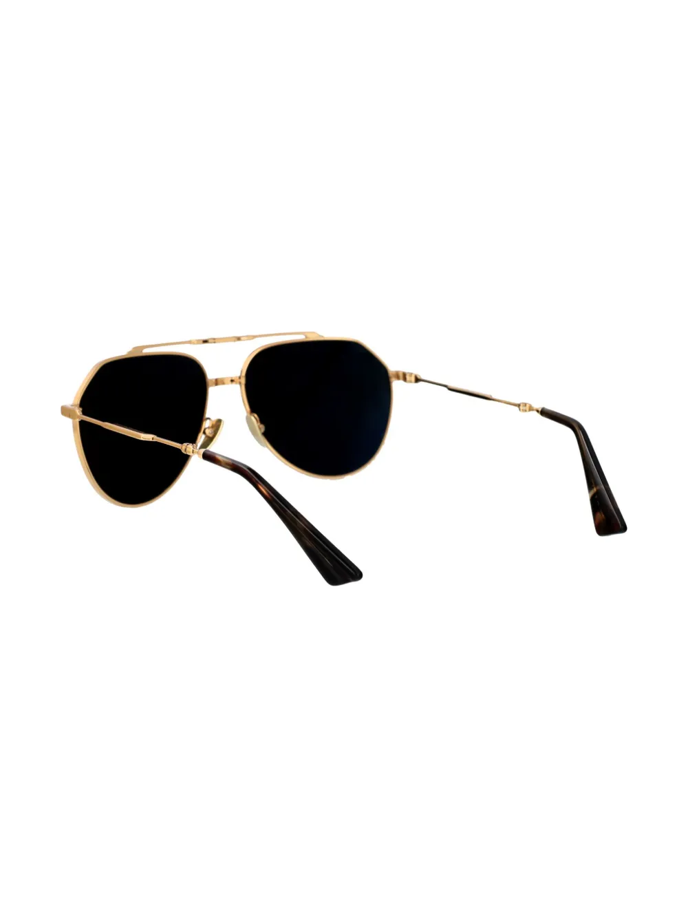 Dolce & Gabbana Eyewear Zonnebril met piloten montuur Goud