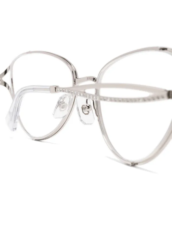 Swarovski crystal-embellished Glasses | Silver | FARFETCH