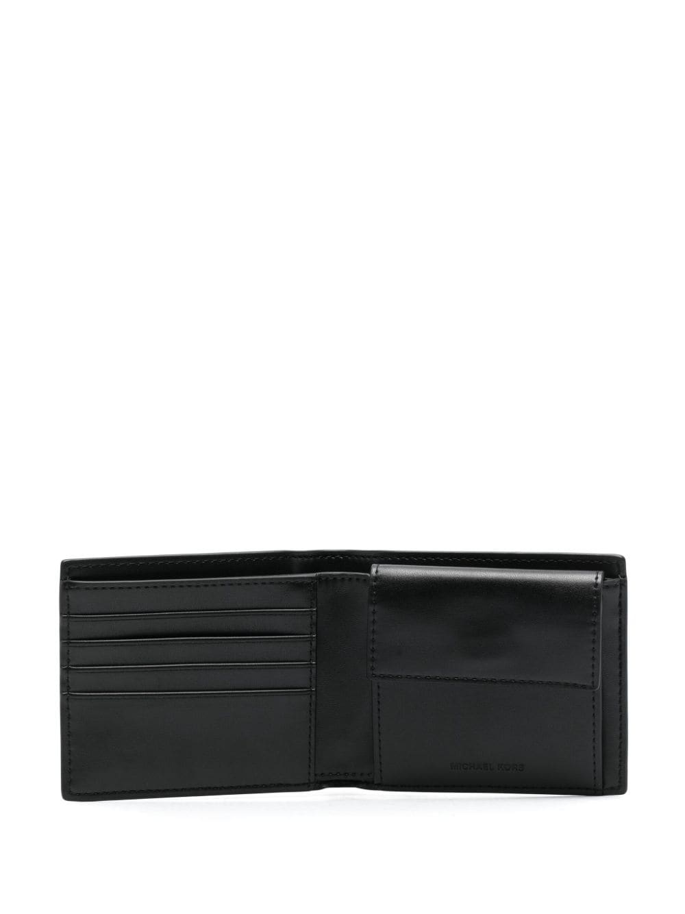 Shop Michael Kors Bi-fold Wallet In Braun