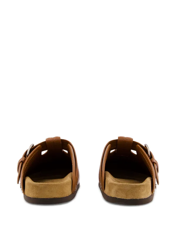Valentino Garavani レザー スリッポン | ブラウン | FARFETCH JP