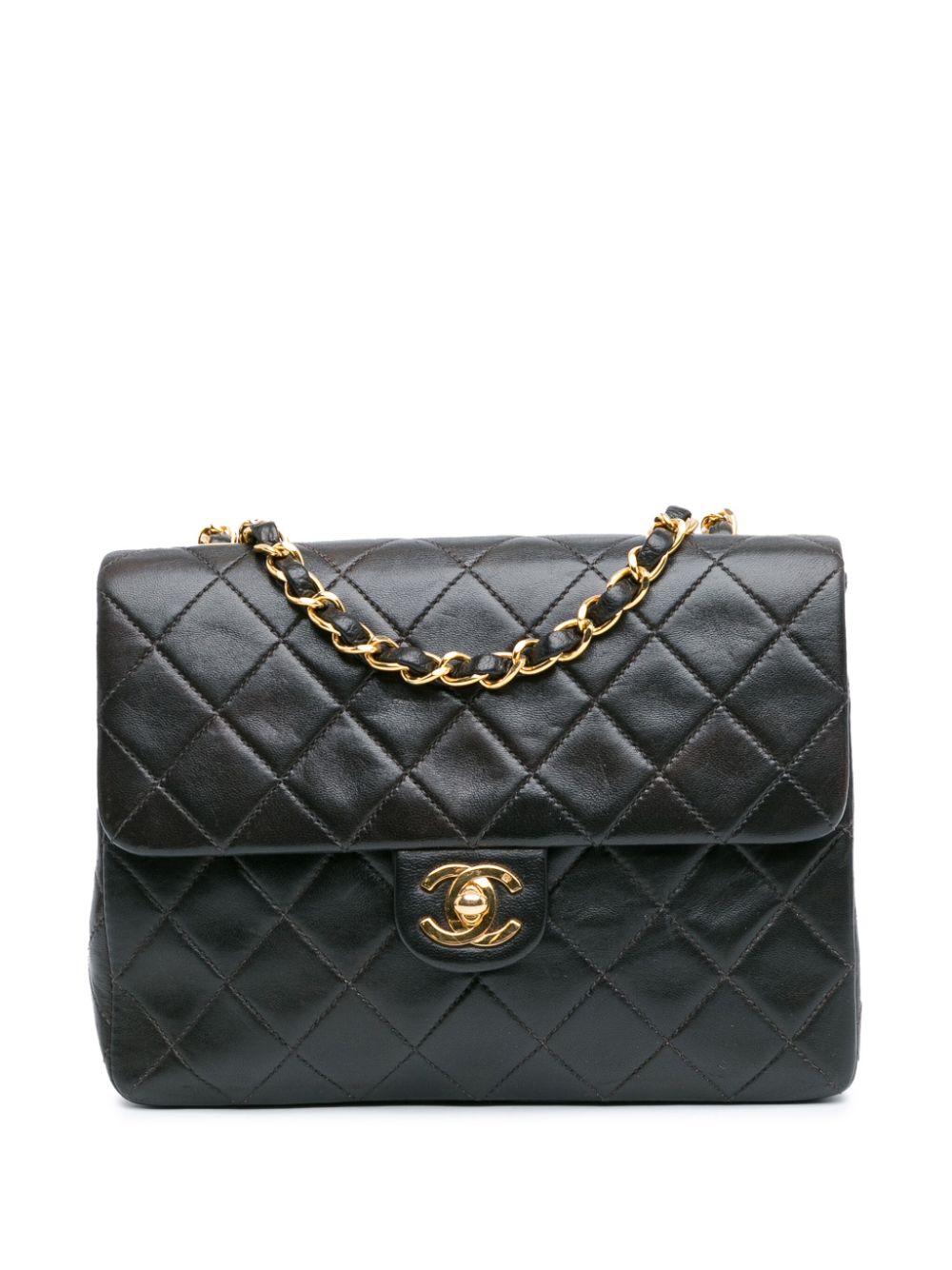 CHANEL 1991-1994 Square Classic Quilted Lambskin Flap crossbody bag Women