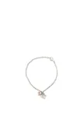 CHANEL Pre-Owned 2004 Silver Plated CC Ladybug Charm costume bracelet