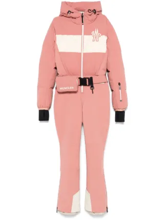 Moncler Grenoble Down Ski Jumpsuit Pink FARFETCH HK