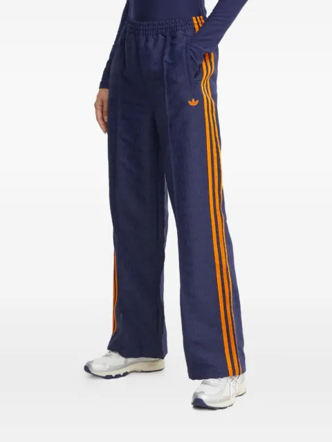 adidas stripe-detail patterned trousers
