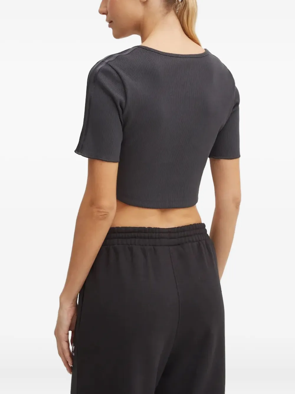 adidas ribbed scoop-neck T-shirt | T-Shirts & Jersey Shirts | Image 2