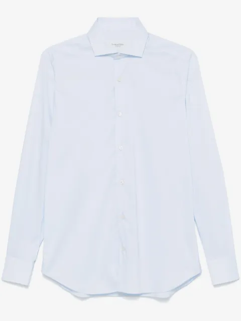 Tintoria Mattei camisa con cuello italiano