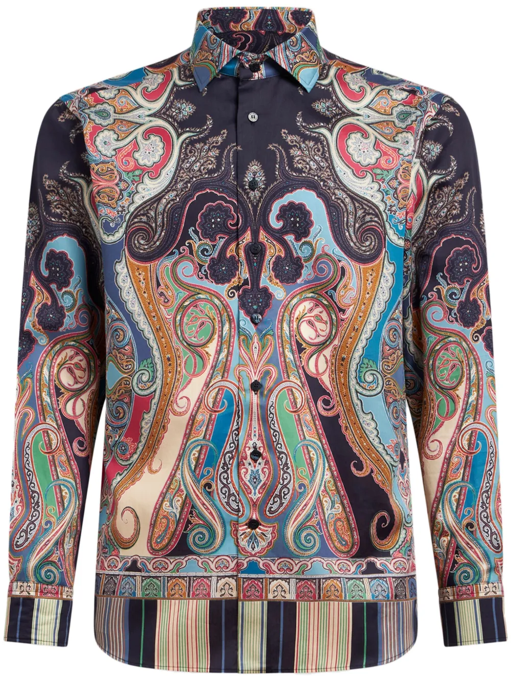 ETRO camisa con estampado de cachemira | azul | Image 1