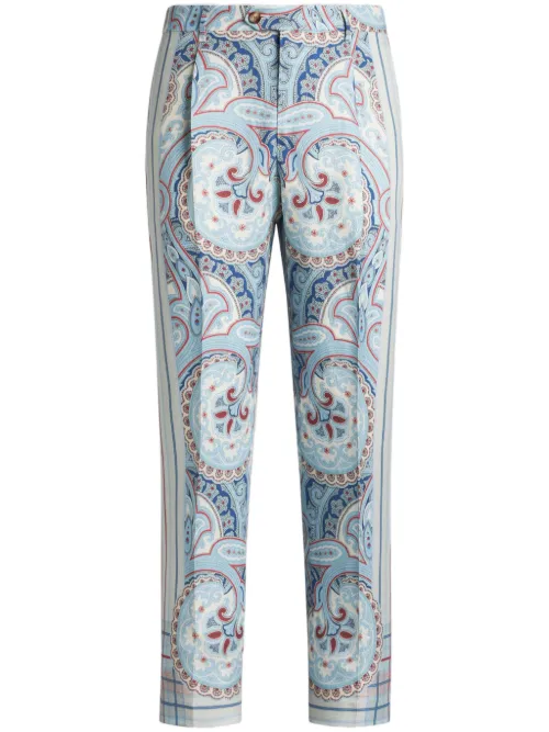 Pantalon à imprimé abstrait - ETRO - Modalova