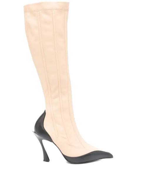 Mugler botas con tacón de 95mm