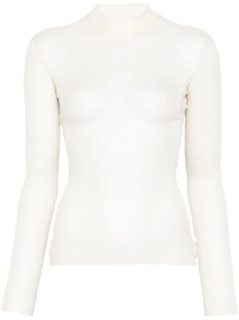 Mugler sheer sweater