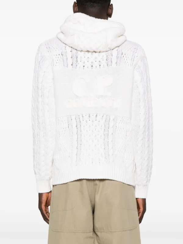C.P. Company cable-knit Cardigan | White | FARFETCH