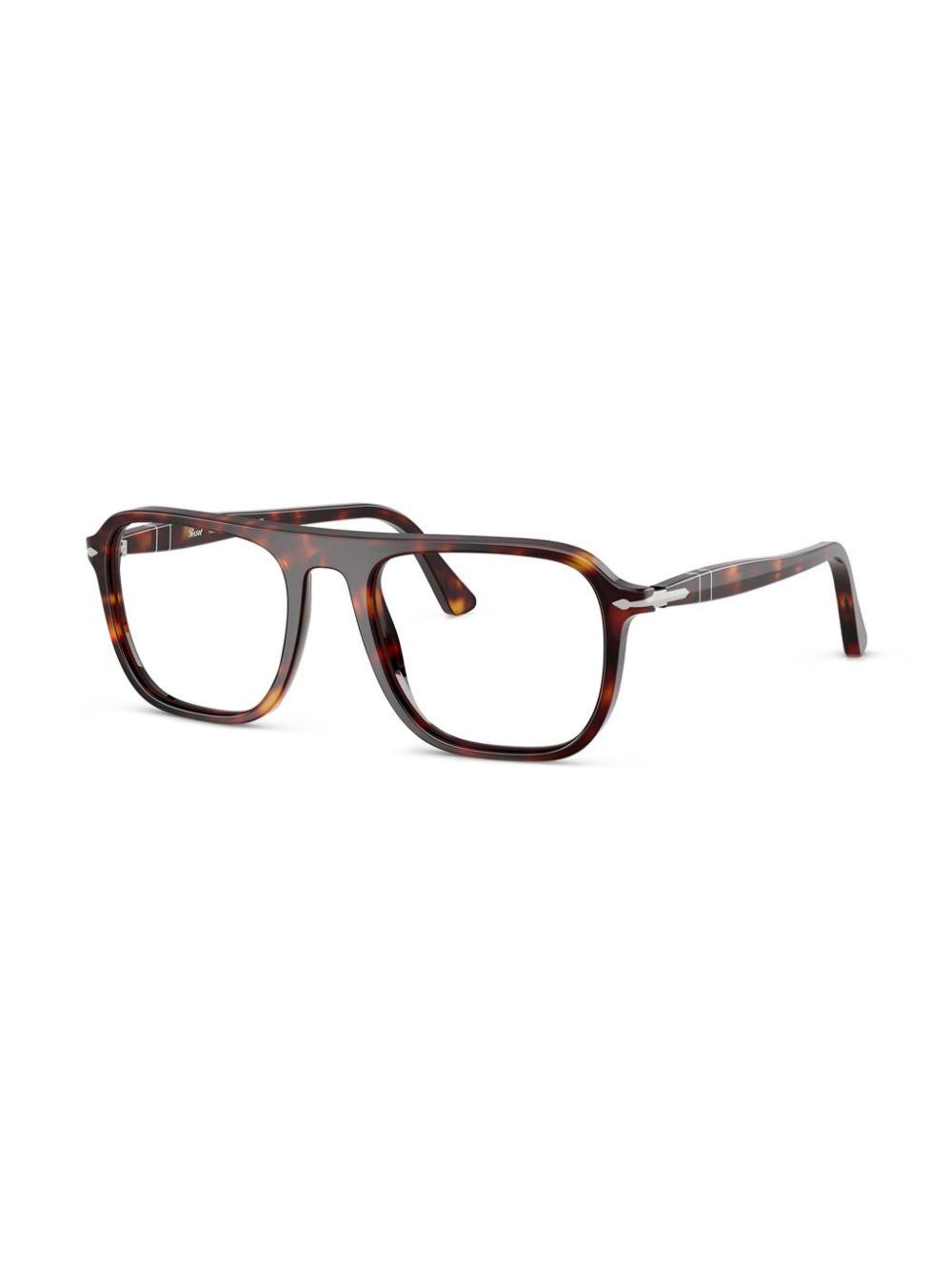 Persol Jacques bril met oversized montuur - Bruin