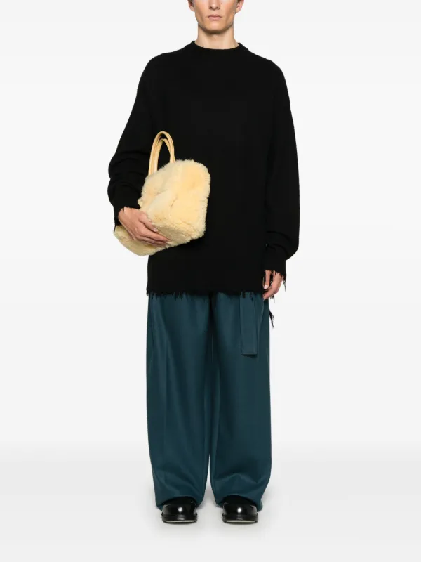 Jil Sander ダメージ セーター | ブラック | FARFETCH JP Jil Sander ダメージ セーター | ブラック | FARFETCH JP