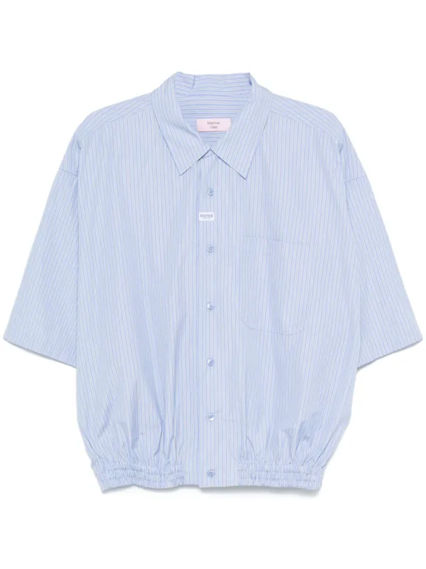 Martine Rose Shockcord シャツ | ブルー | FARFETCH JP