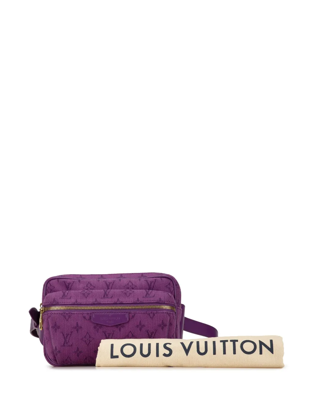 Affordable Louis Vuitton Pre-Owned 2019 Monogram Denim Outdoor Bum belt bag WOMEN