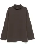LEMAIRE mélange-effect sweatshirt - Brown