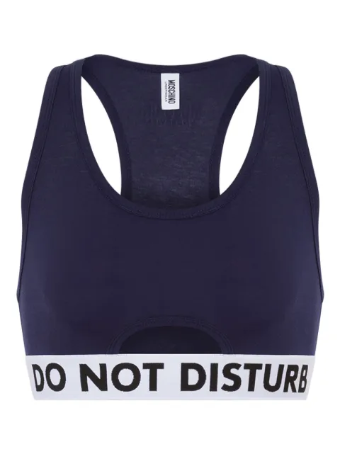 Moschino Do Not Disturb bra