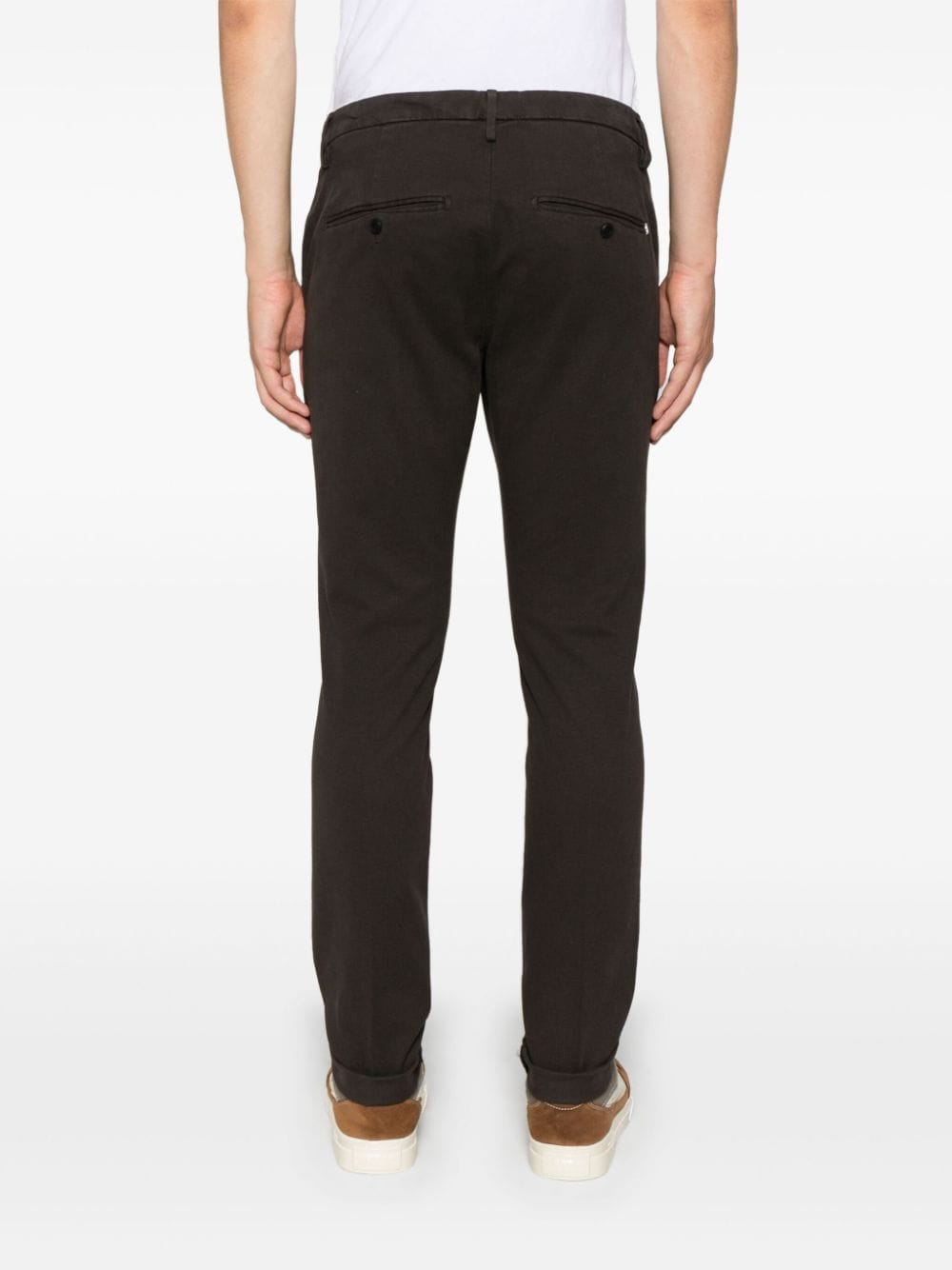 Shop Dondup Gaubert Trousers In Brown