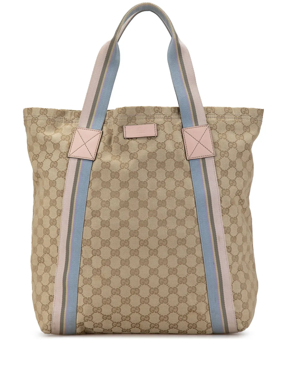 Gucci Pre-Owned 2000-2015 GG Canvas Web tote bag | Brown | Image 1