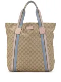 Gucci Pre-Owned 2000-2015 GG Canvas Web tote bag - Brown