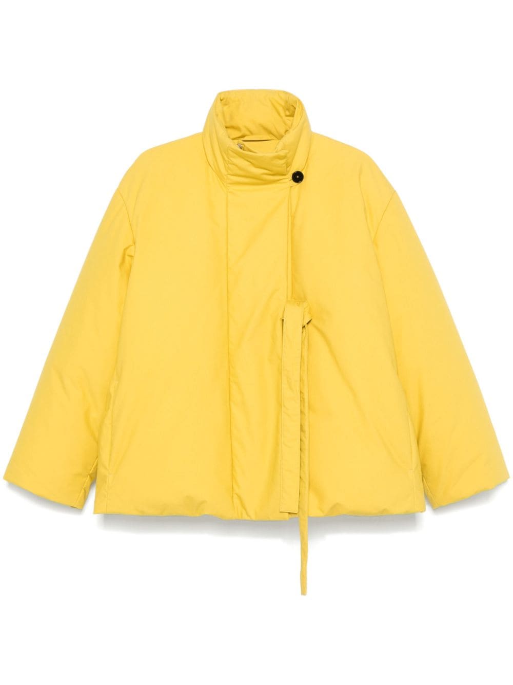 Shop Jil Sander Down Coat In Yellow