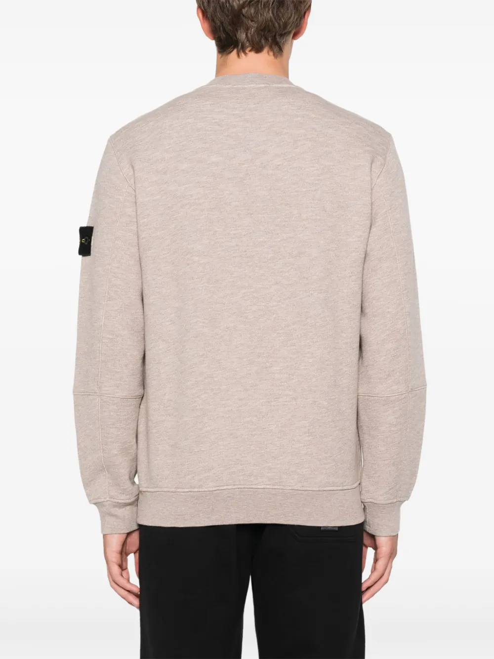 Stone Island Sweater met gemêleerd-effect Beige