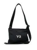 Y-3 logo-print messenger bag - Black