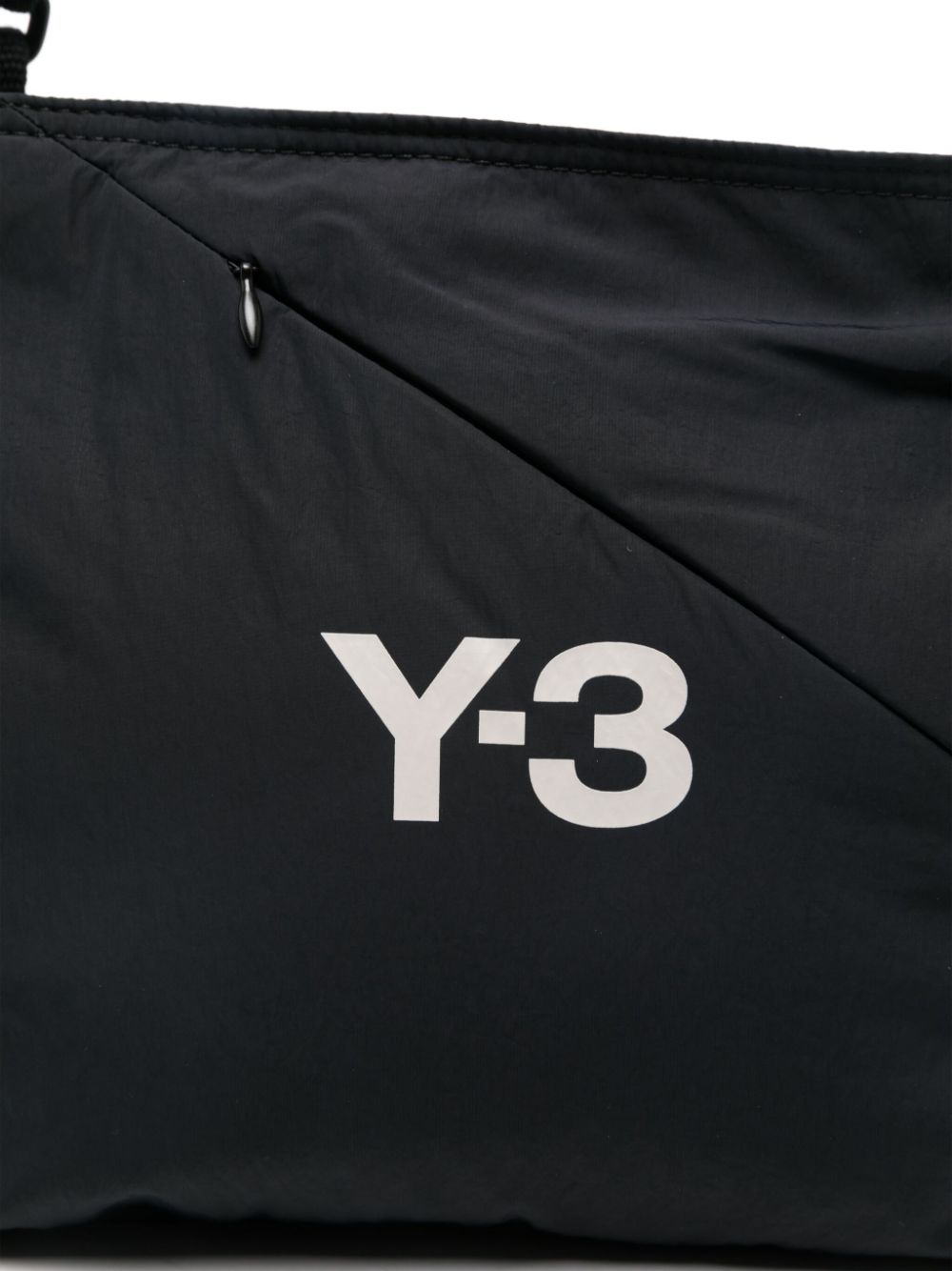 Shop Y-3 Logo-print Messenger Bag In Schwarz