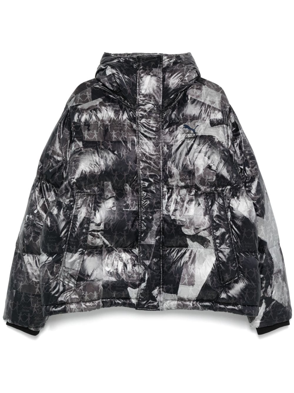 Shop Puma X Kidsuper Puffer Jacket In Schwarz