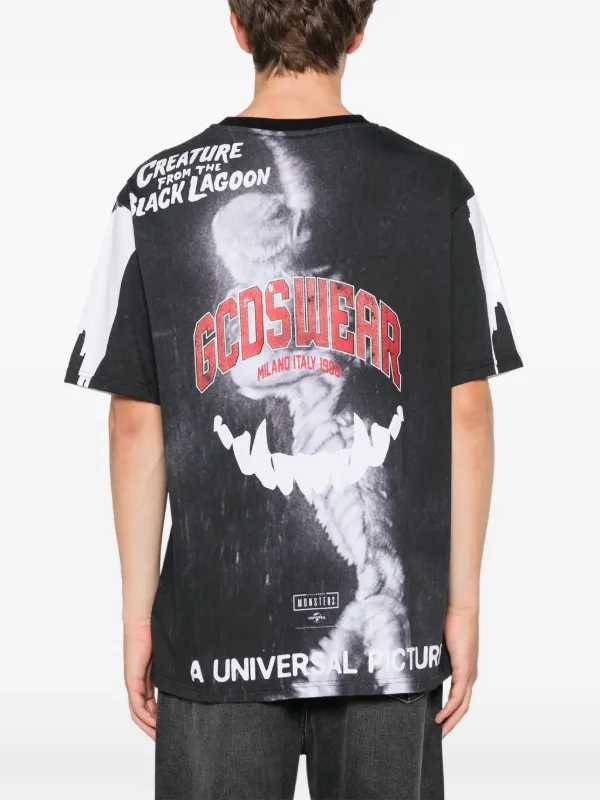 GCDS Dracula-print T-shirt | Black | FARFETCH