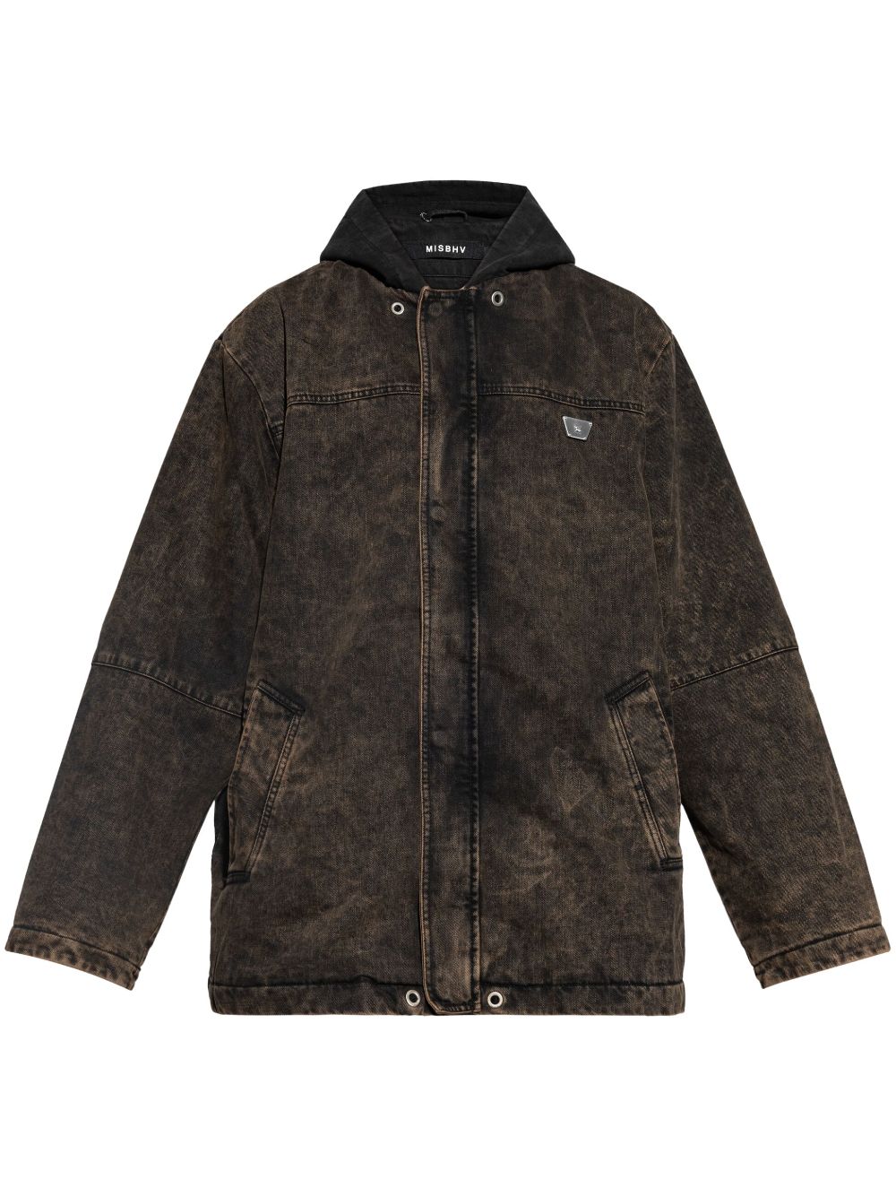 MISBHV Hooded Denim Jacket Black FARFETCH