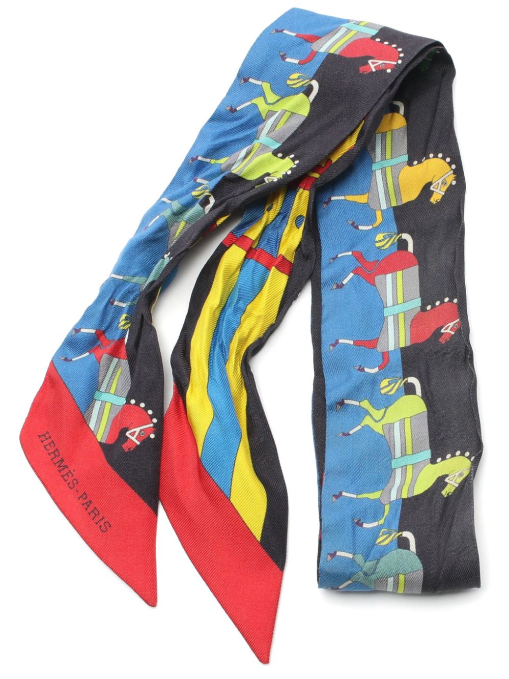 Hermès Pre-Owned 2000 Rocabar scarf - Blue