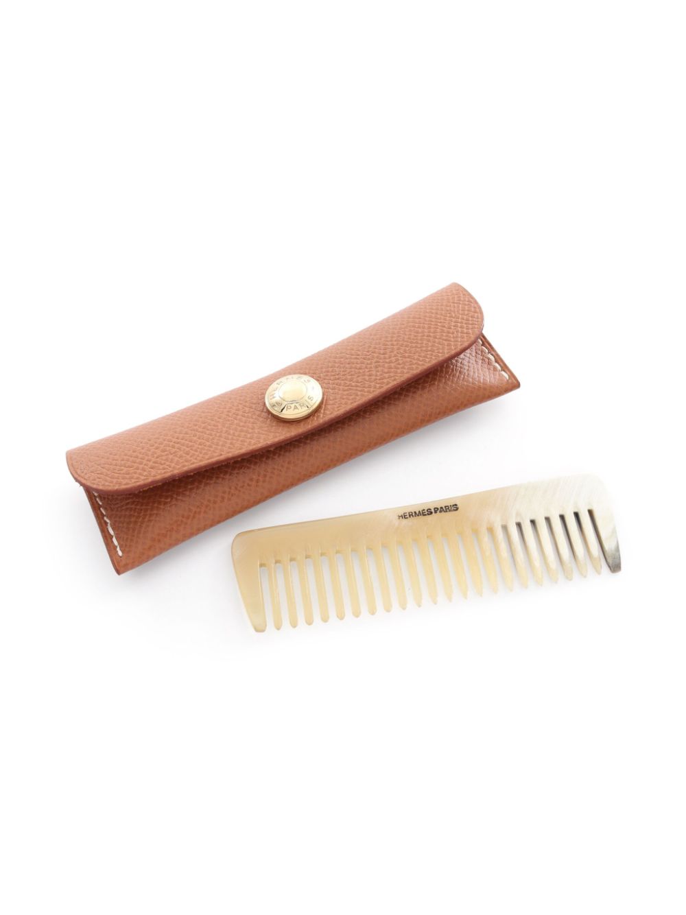 Hermes 2010s logo-engraved comb Women