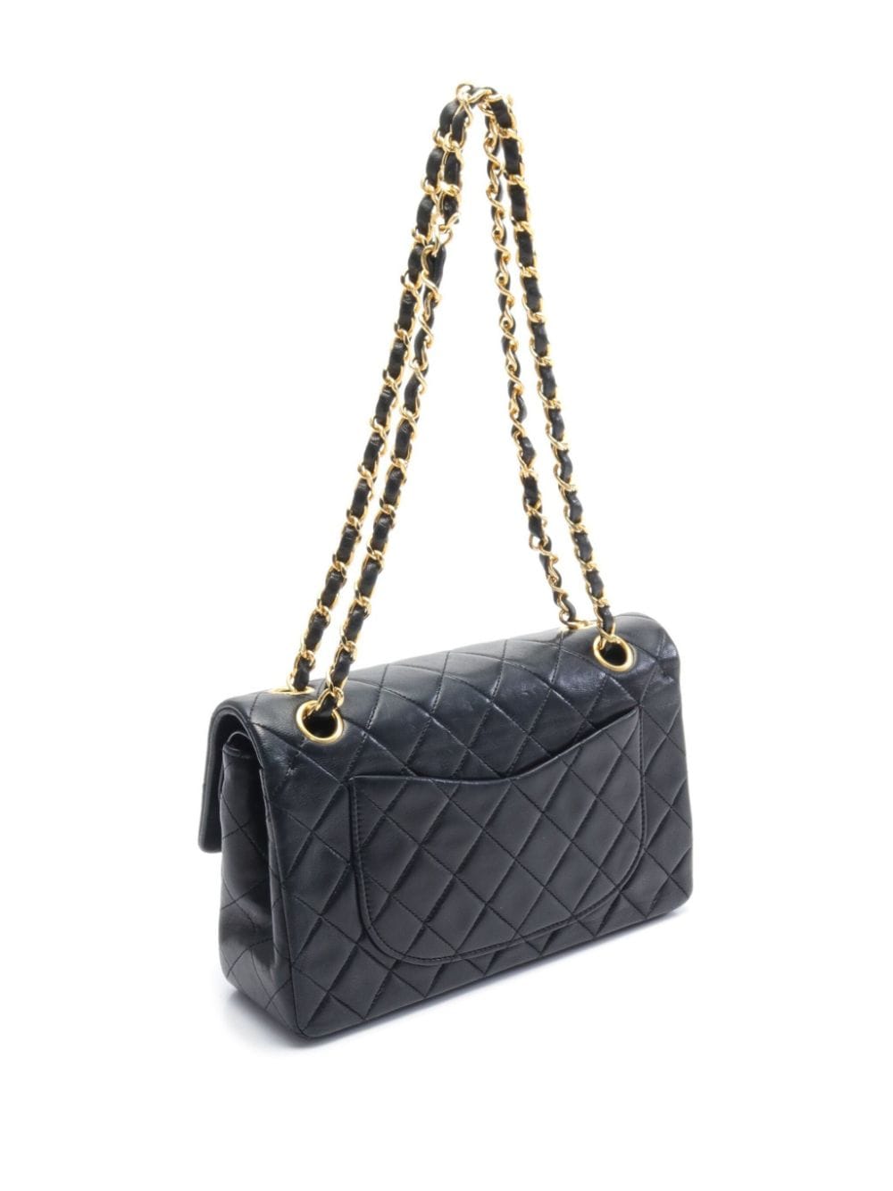 CHANEL Pre-Owned 1989-1991 Double Flap shoulder bag - Zwart