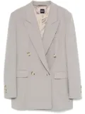BOSS double-breasted blazer - Grey