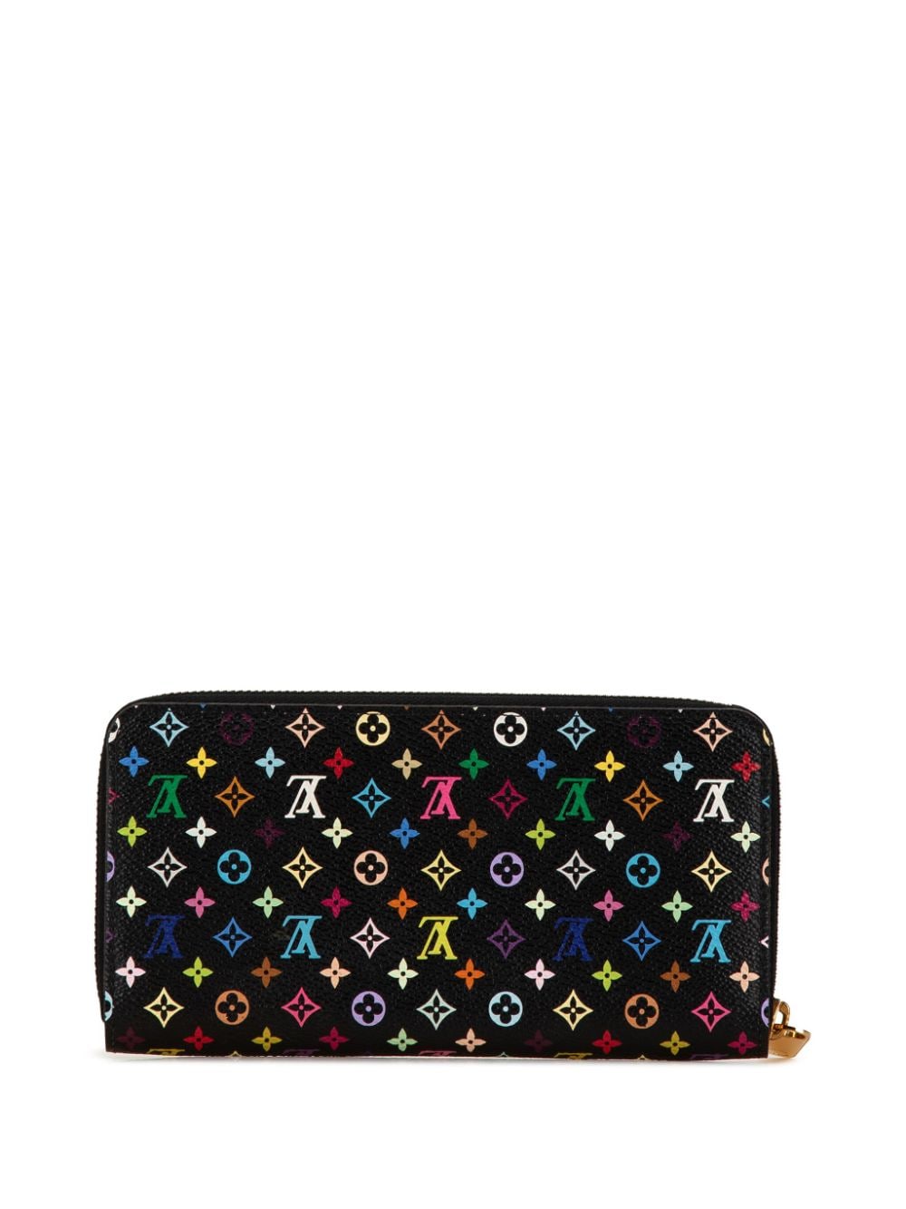 Louis Vuitton Pre-Owned 2011 Monogram Multicolore Zippy Wallet lange portemonnee - Zwart