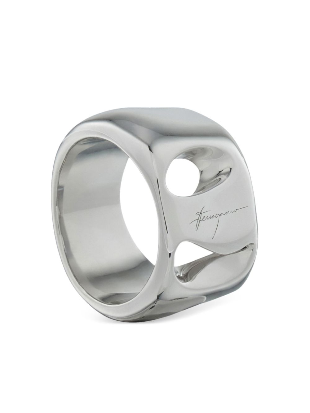 Ferragamo Vara ring - Silver