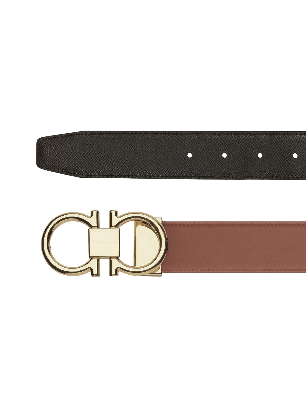 Ferragamo Gancini belt - Brown