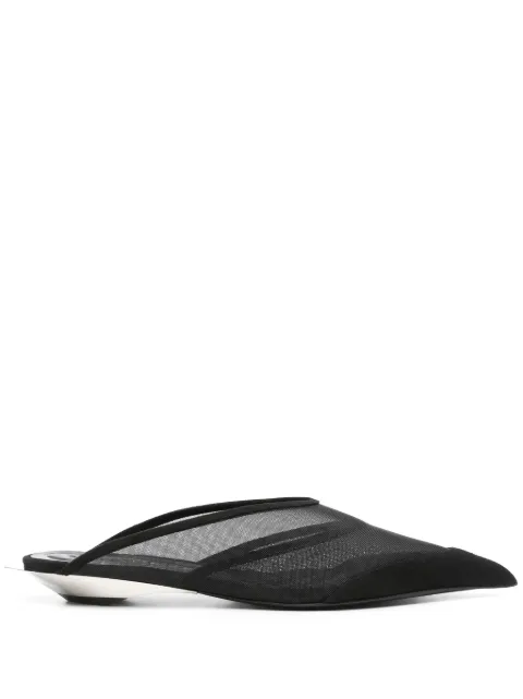 Mugler 40mm Fang mules