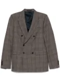 Paul Smith plaid-check blazer - Brown